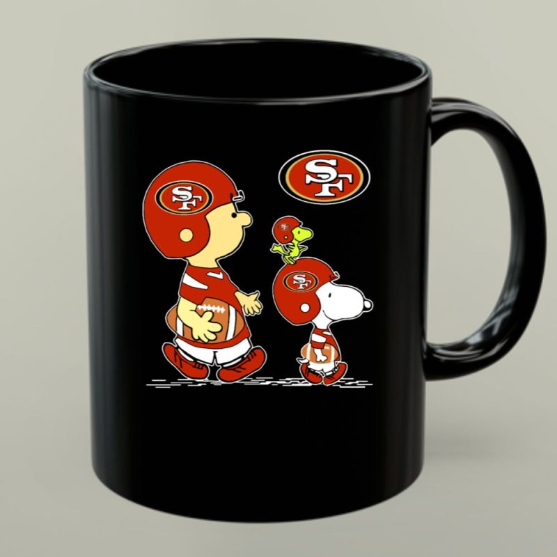 49Ers Sf Peanuts Snoopy Woodstock Football 1 Mug 1.Jpg