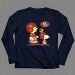 49Ers SF Peanuts Snoopy Woodstock Football 6 Long Sleeves