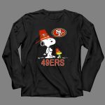 49ers Snoopy And Woodstock Fans With Sf 4 Long Sleeves
