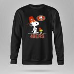 49ers Snoopy And Woodstock Fans With Sf 9 Sweatshirt