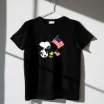 4Th Of July Snoopy Woodstock With American Flag 1 T Shirt