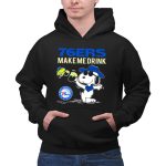 76ers Make Me Drink Snoopy Philadelphia 76ers Fans 2 Hoodie