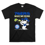 76ers Make Me Drink Snoopy Philadelphia 76ers Fans T Shirt 6
