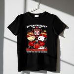 80th Anniversary Snoopy San Francisco 49ers Thank You 1946 2026 1 T Shirt