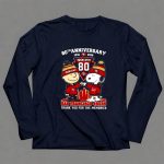 80th Anniversary Snoopy San Francisco 49ers Thank You 1946 2026 6 Long Sleeves