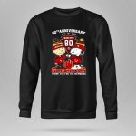 80th Anniversary Snoopy San Francisco 49ers Thank You 1946 2026 9 Sweatshirt