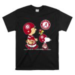 Alabama Crimson Tide Football Peanuts Characters Woodstock and Snoopy T Shirt 6