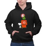 Alabama Crimson Tide Snoopy Christmas Tree Doghouse 2 Hoodie