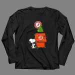 Alabama Crimson Tide Snoopy Christmas Tree Doghouse 4 Long Sleeves