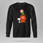 Alabama Crimson Tide Snoopy Christmas Tree Doghouse 9 Sweatshirt