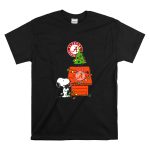 Alabama Crimson Tide Snoopy Christmas Tree Doghouse T Shirt 6