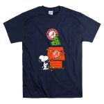 Alabama Crimson Tide Snoopy Christmas Tree Doghouse T Shirt 7