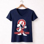 Alabama Crimson Tide Snoopy Dabbing Football Fan Spirit 5 Womens V Neck