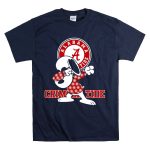 Alabama Crimson Tide Snoopy Dabbing Football Fan Spirit T Shirt 7