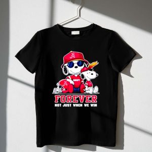 Alabama Crimson Tide Snoopy Forever not just when we win 1 T Shirt