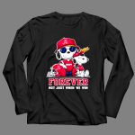 Alabama Crimson Tide Snoopy Forever not just when we win 4 Long Sleeves