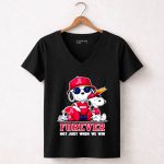 Alabama Crimson Tide Snoopy Forever not just when we win 7 Womens V Neck