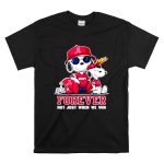 Alabama Crimson Tide Snoopy Forever not just when we win T Shirt 6