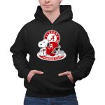 Alabama Crimson Tide Snoopy Helmet 2 Hoodie