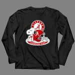 Alabama Crimson Tide Snoopy Helmet 4 Long Sleeves