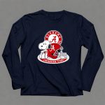 Alabama Crimson Tide Snoopy Helmet 6 Long Sleeves