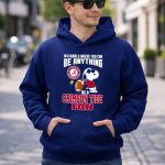 Alabama Crimson Tide Snoopy In A Workd Where You Can Be Anything 8 Hoodie