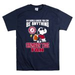Alabama Crimson Tide Snoopy In A Workd Where You Can Be Anything T Shirt 7
