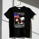 Alabama Crimson Tide Snoopy Woodstock Flag Tribute Soldier Sacrifice 1 T Shirt