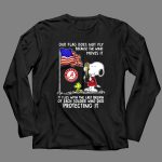 Alabama Crimson Tide Snoopy Woodstock Flag Tribute Soldier Sacrifice 4 Long Sleeves