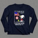 Alabama Crimson Tide Snoopy Woodstock Flag Tribute Soldier Sacrifice 6 Long Sleeves