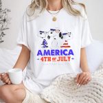 America 4th of July Independence Day Snoopy 1 T Shirt