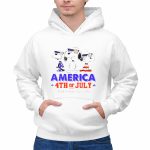 America 4th of July Independence Day Snoopy 2 Hoodie