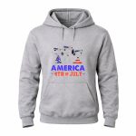 America 4th of July Independence Day Snoopy 8 Hoodie