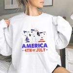 America 4th of July Independence Day Snoopy 9 Sweatshirt
