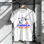 America 4th of July Independence Day Snoopy T Shirt 6