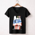America Snoopy Patriotic The Peanuts Movie Homeland 7 Womens V Neck