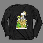 Anaheim Ducks Christmas Snoopy and Woodstock with Gifts 4 Long Sleeves.jpg