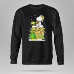 Anaheim Ducks Christmas Snoopy and Woodstock with Gifts 9 Sweatshirt.jpg