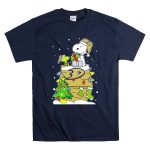 Anaheim Ducks Christmas Snoopy and Woodstock with Gifts T Shirt 7.jpg