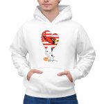Arizona Cardinals NFL Football Peanuts Movie Snoopy Hugging Heart 2 Hoodie
