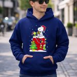 Arizona Cardinals Snoopy Christmas Celebration With Woodstock And Santa Hat 8 Hoodie