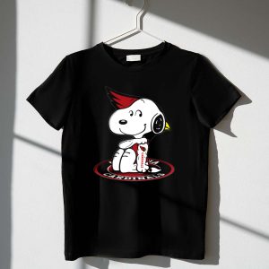 Arizona Cardinals Snoopy Peanuts Nfl Logo Mashup 1 T Shirt