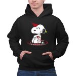 Arizona Cardinals Snoopy Peanuts Nfl Logo Mashup 2 Hoodie