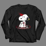 Arizona Cardinals Snoopy Peanuts Nfl Logo Mashup 4 Long Sleeves