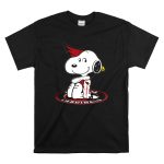 Arizona Cardinals Snoopy Peanuts Nfl Logo Mashup T Shirt 6