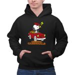 Arizona Cardinals Snoopy Woodstock Driving Adventure 2 Hoodie