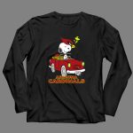 Arizona Cardinals Snoopy Woodstock Driving Adventure 4 Long Sleeves