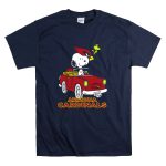Arizona Cardinals Snoopy Woodstock Driving Adventure T Shirt 7
