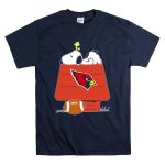 Arizona Cardinals Snoopy Woodstock Football House T Shirt 7