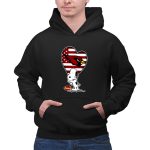 Arizona Cardinals The Peanuts Movie Adorable Snoopy 2 Hoodie